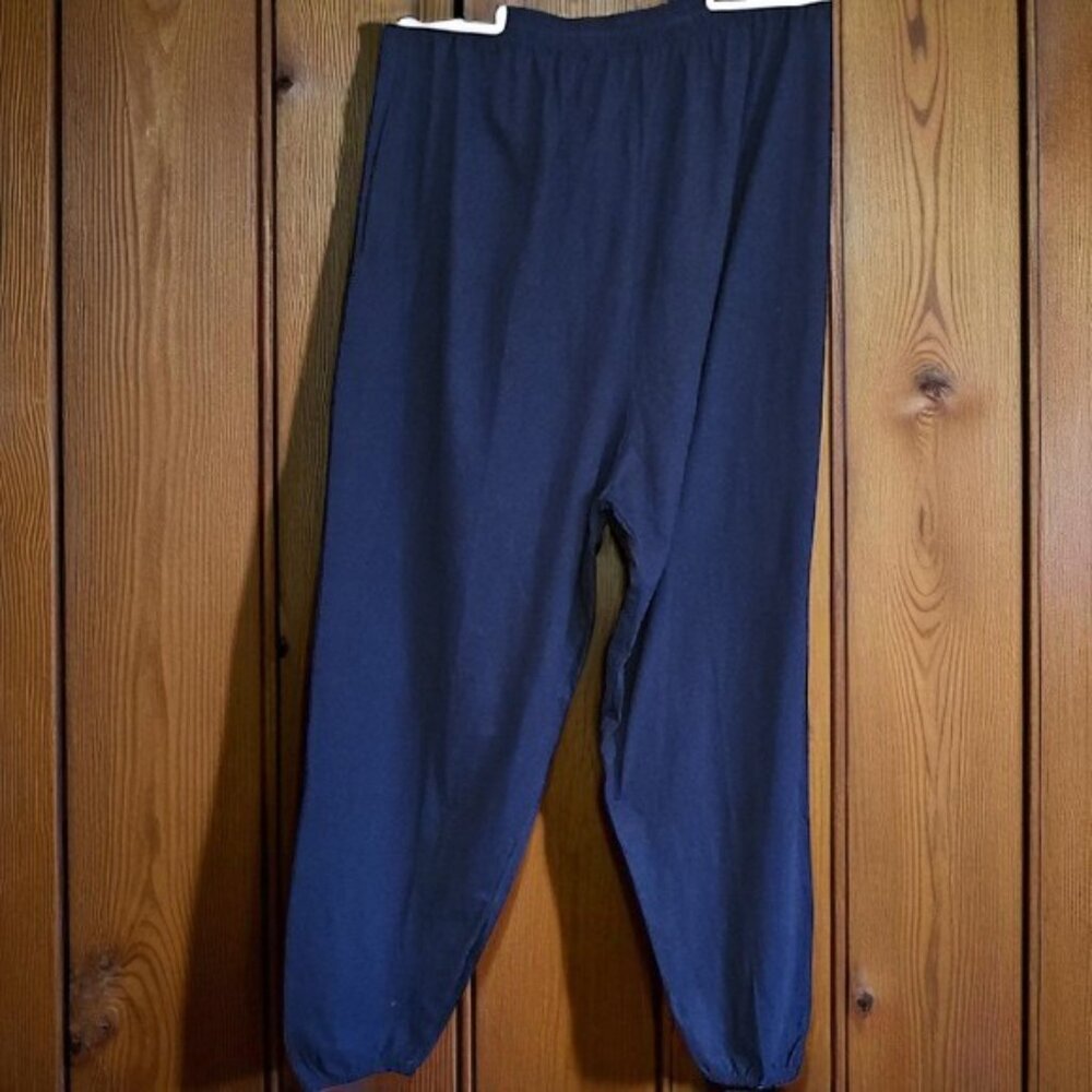 NWT PS PRO pull on elastic waist drawstring 100% cotton pants - Picture 3 of 10